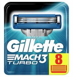 Gillette Mach3 Turbo Borotvabetétek, 8 db, férfi borotvához, 3 pengés (006610100086/196315)