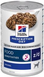 Hill's Prescription Diet Canine z/d 370 g élelmiszer-intoleranciák esetén