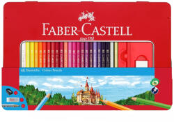 Faber-Castell Faber-Castell: Színes ceruza szett fém dobozban 48db-os (115888)
