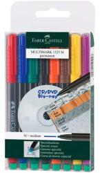 Faber-Castell Faber-Castell: Multimark M Alkoholos Filctoll Készlet 8 szín (152509) - jatekshop