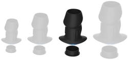 Euhlo Plug Tunnel L - fekete prémium anális kiegészítő - szexshoponline