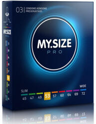 My Size - prémium 53 mm-es óvszer 3 darabos kiszerelésben - szexshoponline