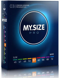 My Size - prémium 57 mm-es óvszer 3 db-os kiszerelésben - szexshoponline