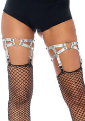  Heart garter iridescent, silver, O/S