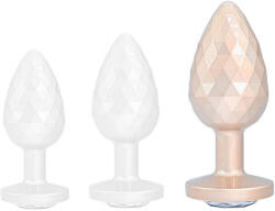  Plug Ikonik Diamond L - stílusos, gyöngyház felnőtt játék - szexshoponline
