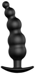  Prémium szilikon prosztata izgató - fekete, 11 x 2.9 cm - szexshoponline