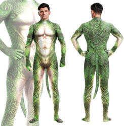  DRAGON Zöld Gyík Jelmez - Prémium Cosplay Élmény