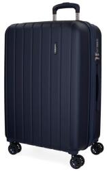 MOVOM Wood Navy Blue, héj bőrönd, 65x45x28cm, 68L, 5319264 (medium exp. )