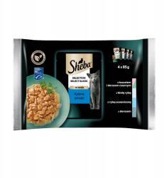 Sheba Válogatás Szószban Macskatáp 4X85G