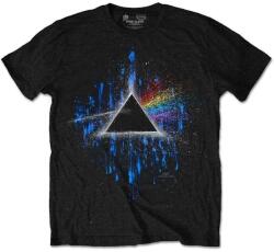 Pink Floyd Dark Side of the Moon Blue Splatter Black M Ing (GDAPFTS01MB02)