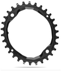Absolute Black MTB OVAL első lánckerék 30T, 4x104 mm, 1x9-12s, narrow-wide, alumínium, fekete