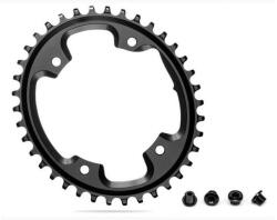 Absolute Black CX OVAL első lánckerék 40T, 4x110 mm (aszimmetrikus), 1x10-12s, narrow-wide, alumínium, fekete