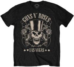 Guns N' Roses Top Hat, Skull & Pistols Las Vegas Rövid ujjú póló Black 2XL (GNRTS27MB05)