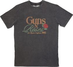 Guns N' Roses California 1985 Stone Wash Charcoal Grey L Ing (GNRSTNW157MC03)