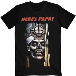 Ghost Ing Here's Papa Unisex Black XL (GHOTEE27MB04)