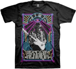 Jimi Hendrix Ing Electric Ladyland Neon Unisex Black L (JHXTS21MB03)