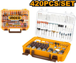 INGCO AKMG4208 Csapos mini csiszolófej készlet 420 részes (AKMG4208)