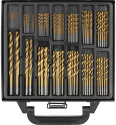 TOYA YT-44591 Csigafúró készlet 99 részes 1-10 mm HSS Tit (YT-44591)