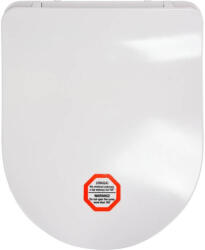 TOYA 75469 WC ülőke D-alakú vékony lecsapódásgátlós (75469)