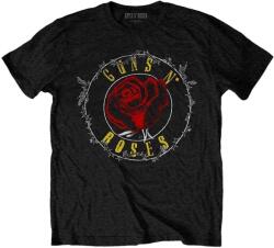 Guns N' Roses Rose Circle Paradise City Black M Ing (GNRTS122MB02)
