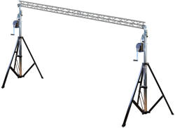 Thunder Germany LST-7TR Csörlős fényhíd szett, acél, 100 kg teherbírás, 4 m