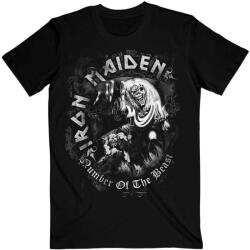 Iron Maiden Number Of The Beast Grey Tone Black M Ing (IMTEE08MB02)