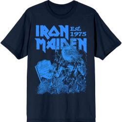 Iron Maiden Est. 1975 Life After Death Stamp Navy Blue S Ing (IMTEE203MN01)