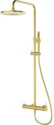 Oltens Molle zuhany készlet fal trópusi zuhany opcióval csiszolt arany 36504810 (36504810)