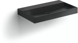 Clou New Wash Me mosdótál 70x42 cm négyszögletes klasszikus-mosdótálak fekete CL/02.30432 (CL0230432)