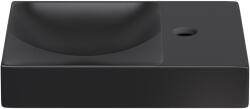 Clou Vale mosdótál 38x19 cm négyszögletes klasszikus-mosdótálak fekete CL/03.30161. 01. R (CL033016101R)