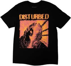 Disturbed European Tour 23 Split Face Black L Ing (DISTS30MB03)