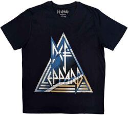 Def Leppard Ing Triangle Logo Unisex Navy Blue XL (DEFLTS05MN04)