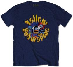 The Beatles Yellow Submarine Baddies Navy Blue M Ing (YSTS16MN02)