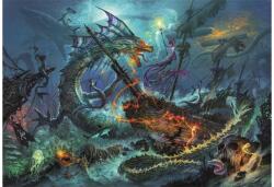 Clementoni 33023 - High Quality Collection - Dungeon and Dragons - Víz alatti csata - 3000 db-os puzzle (33023)