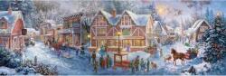Clementoni 39927 - Karácsonyi készülődés - 1000 db-os - Panoráma puzzle (39927)