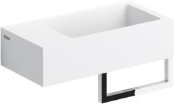 Clou Flush mosdótál 36x18 cm négyszögletes klasszikus-mosdótálak fehér matt CL/03.13032. 02 (CL031303202)
