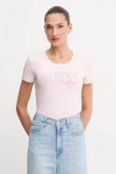 Guess t-shirt rózsaszín, W5YI05 J1314 - rózsaszín M