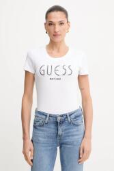 Guess t-shirt fehér, W5YI05 J1314 - fehér M