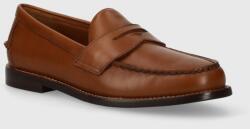 Ralph Lauren bőr mokaszin Alston Penny barna, férfi, 803932221001 - barna Férfi 43