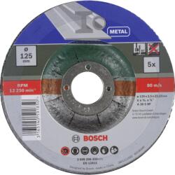Bosch Accessories A 30 S BF 2609256333 Vágótárcsa, hajlított 125 mm 5 db Fém (2609256333) (2609256333)
