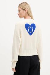 HUGO Blue gyapjú pulóver 50543059 - bézs L