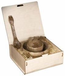 KUPILKA edénykészlet, barna