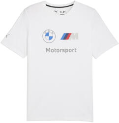 PUMA Férfi Motorkerékpár Versenyzés Rövid Ujjú Póló Logó Essentials Logo Piros PUMA fehér