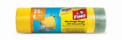 Hewa Szemeteszsák, önzáró szalagos, 25 l, 20 db, 50x55 cm, 12 , FINO "Perfect Close", sárga (8571051270) - iconink