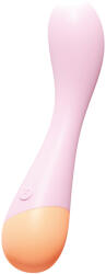 Vush Peachy G-Spot - vibrator punctul G reîncărcabil silicon roz (9356358000478) Vibrator
