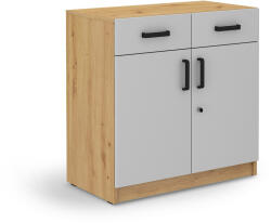  MALTA 105 komód - szürke/artisan tölgy (10000100208)