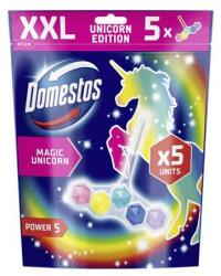 Domestos WC frissítő blokk, 5 db-os, DOMESTOS "Power 5", unikornis (64919798)