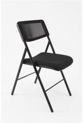 ALBA CR Összecsukható szék, fém és szövet, ALBA "CPDIVANO N", fekete (CPDIVANO N) - iconink