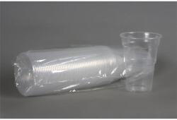  Műanyag söröspohár, 5 dl, 50 db, víztiszta (1020016400) - iconink