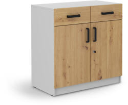  MALTA 105 komód - artisan tölgy/szürke (10000100207)